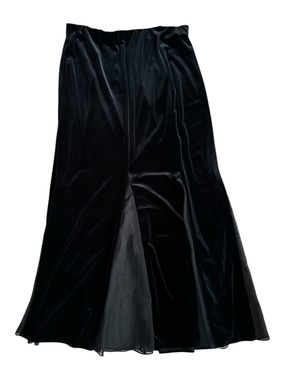 Vintage Niki Livas Skirt Velvet Black Size 12